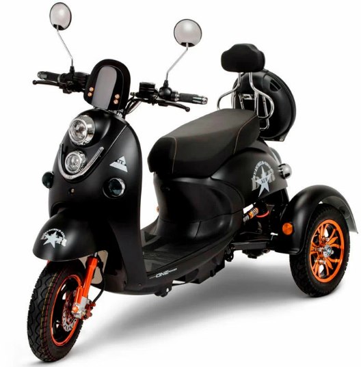 Трицикл Etoro Vespa RETRO NEW 1000w 48v 20Ah - электроскутер Трицикл Etoro Vespa RETRO NEW 1000w 48v 20Ah - электроскутер